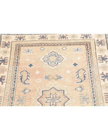 Tappeto Kazak Co Afgahnistan 81x119 Beige Rosat