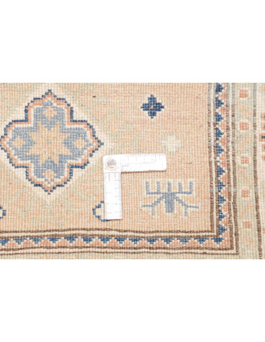 Tappeto Kazak Co Afgahnistan 81x119 Beige Rosat