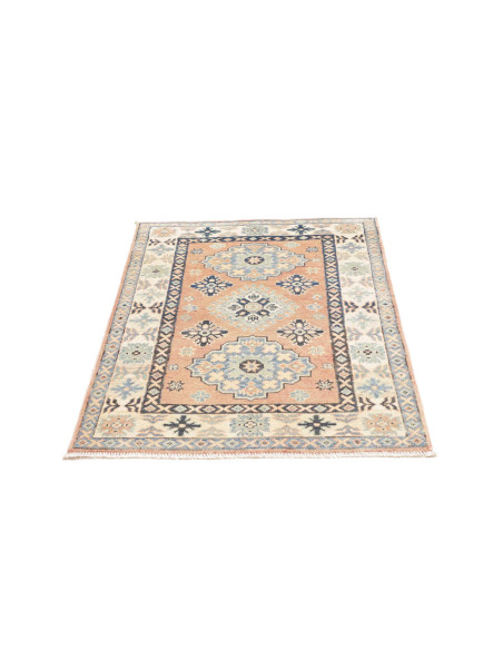 Tappeto Kazak Co Afgahnistan 85x121 Pesca Blu E
