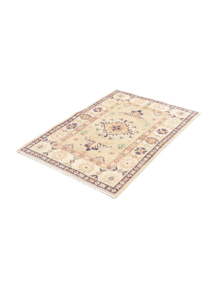 Rug Kazak Co 85x123 Cream With Lavender Peach