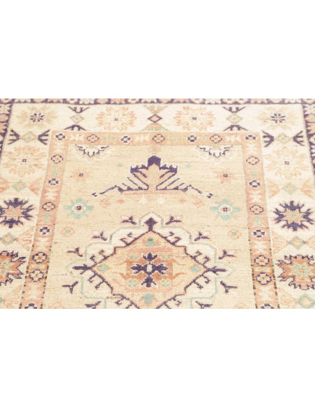 Rug Kazak Co 85x123 Cream With Lavender Peach