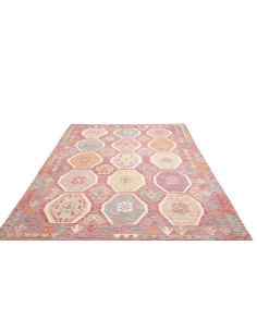 Tappeto Killim Afgahnistan 201x290 Malva Tenue 2