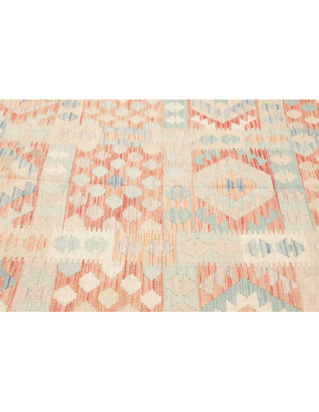 Rug Killim 193x300 Terracotta Sky Blue