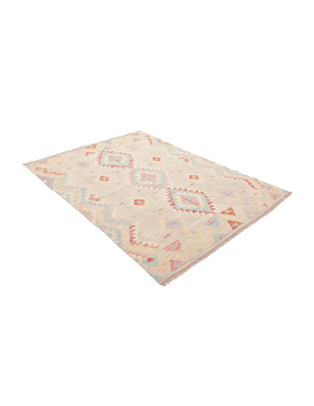 Tappeto Killim Afgahnistan 142x198 Beige Pastel