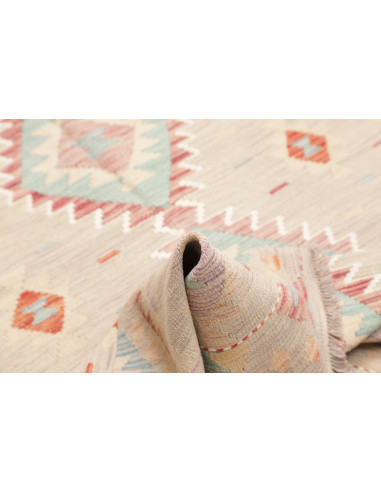 Tappeto Killim Afgahnistan 142x198 Beige Pastel