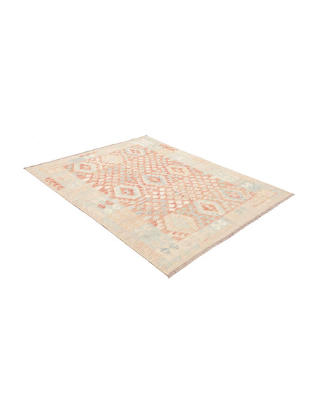 Tappeto Killim Afgahnistan 148x192 Bianco Sporc