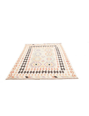 Tappeto Killim Afgahnistan 150x196 Crema Pesca