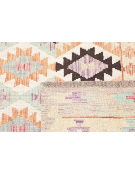 Rug Killim 130x181 Ivory Pastel (blue