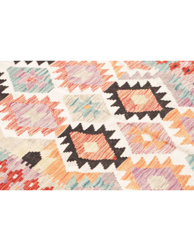 Rug Killim 137x180 Multi-colored Featuring Crea