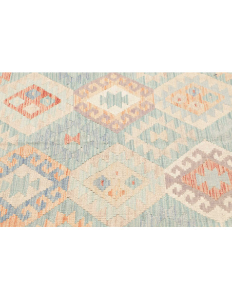 Rug Killim 125x183 Soft Blue Cream