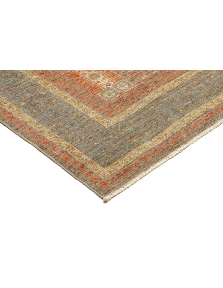 Rug Mamlouk Pakistan 127x189 Terracotta Red Blu