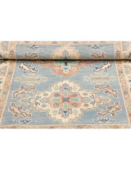 Tappeto Kazak Co Afgahnistan 101x150 Azzurro Ci