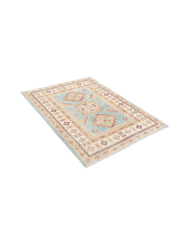 Rug Kazak Co 103x143 Muted Aqua Cream