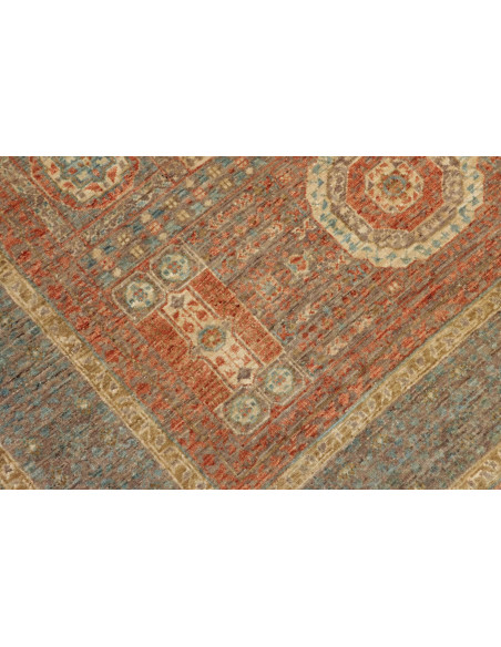 Rug Mamlouk Pakistan 127x189 Terracotta Red Blu