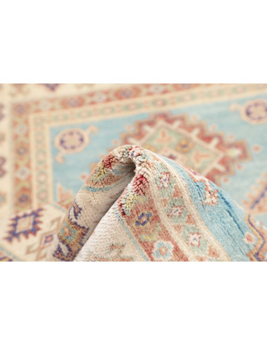 Rug Kazak Co 103x143 Muted Aqua Cream