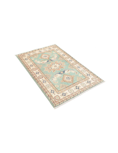 Rug Kazak Co 82x126 Aqua Cream