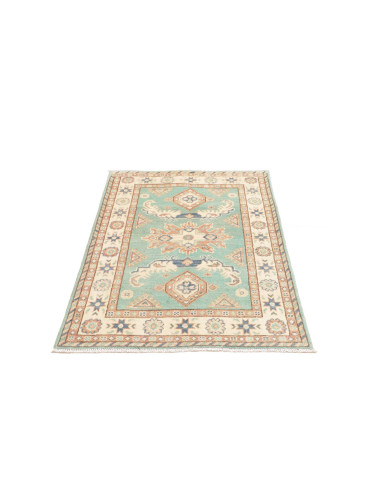 Rug Kazak Co 82x126 Aqua Cream