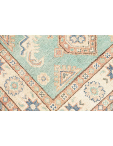 Rug Kazak Co 82x126 Aqua Cream