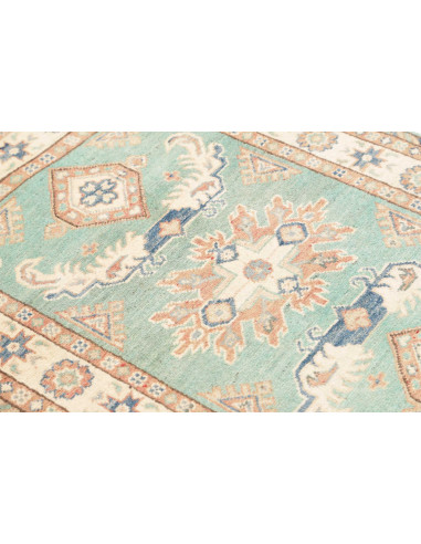 Rug Kazak Co 82x126 Aqua Cream