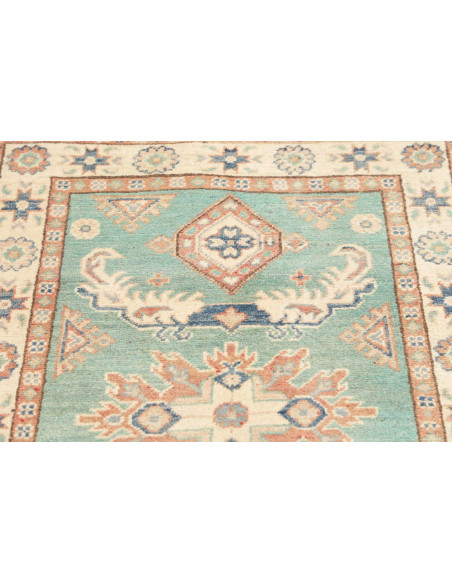 Rug Kazak Co 82x126 Aqua Cream