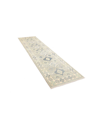 Rug Kazak Co 78x291 Blue And Light Beige