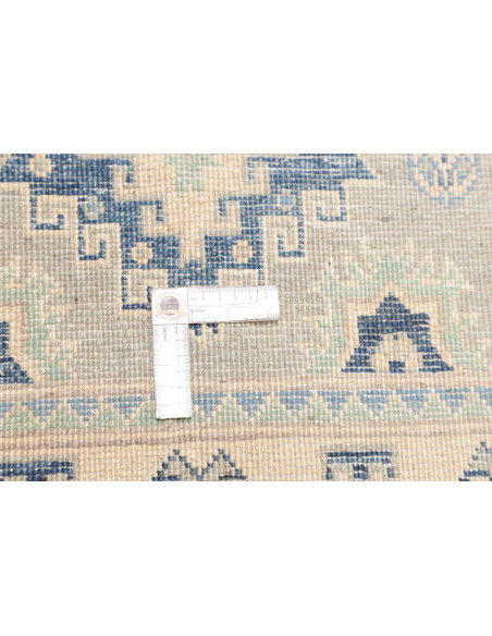 Rug Kazak Co 78x291 Blue And Light Beige
