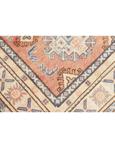 Rug Kazak Co 100x147 Terracotta Blue