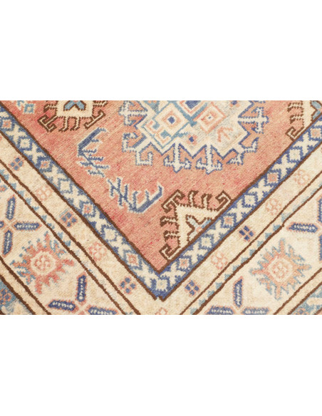 Rug Kazak Co 100x147 Terracotta Blue