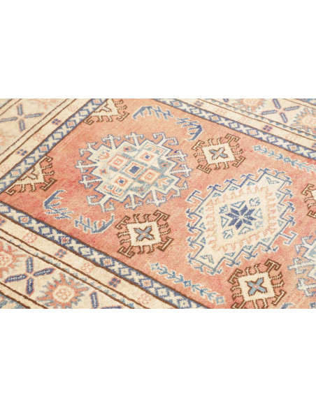 Rug Kazak Co 100x147 Terracotta Blue