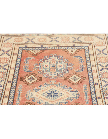 Rug Kazak Co 100x147 Terracotta Blue