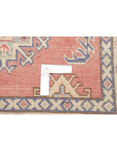 Rug Kazak Co 100x147 Terracotta Blue