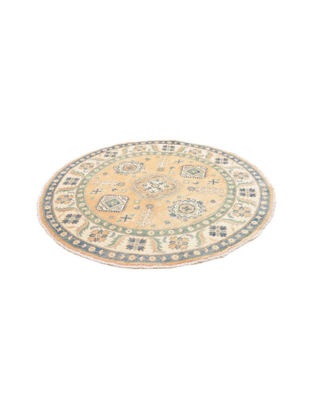 Rug Kazak Co 148x148 Light Peach Blue