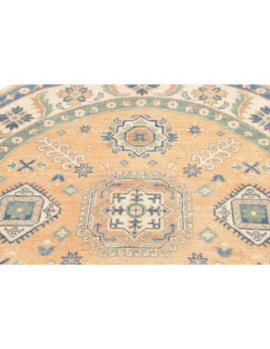 Rug Kazak Co 148x148 Light Peach Blue