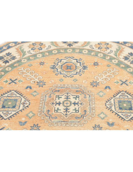 Rug Kazak Co 148x148 Light Peach Blue