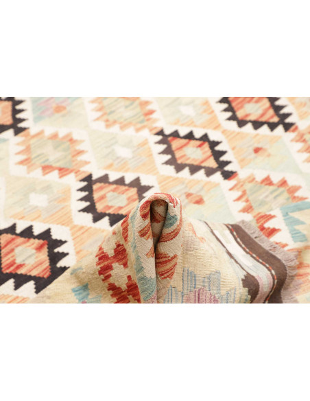 Tappeto Killim Afgahnistan 255x304 Beige Crema