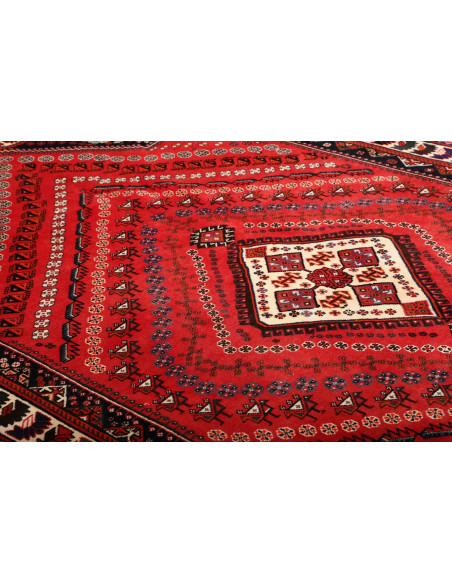 Shiraz 177x280 Cm Shiraz, Persia, Hand-carded Wool, Cotton