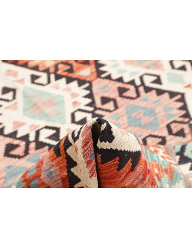 Tappeto Kilim Afghanistan 203x292 Arancio Terra
