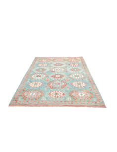 Tappeto Kilim Afghanistan 170x244 Azzurro Acqua 2