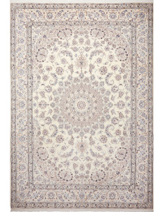 Nain 9la 246x360 Cm Nain 9la Persia Lana Cardata A Mano E