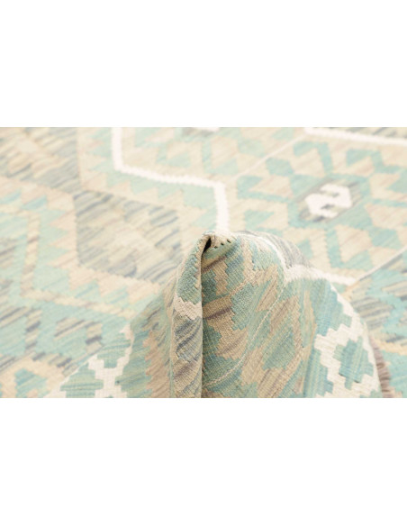 Tappeto Kilim Afghanistan 179x244 Celeste Beige