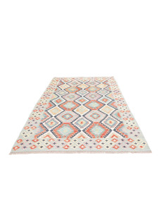 Rug Kilim Afghanistan 163x251 Sky Blue Terracot 2