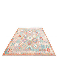 Tappeto Kilim Afghanistan 170x250 Azzurro Paste 2