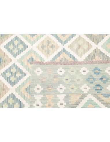 Rug Kilim Afghanistan 174x244 Aqua Light Blue