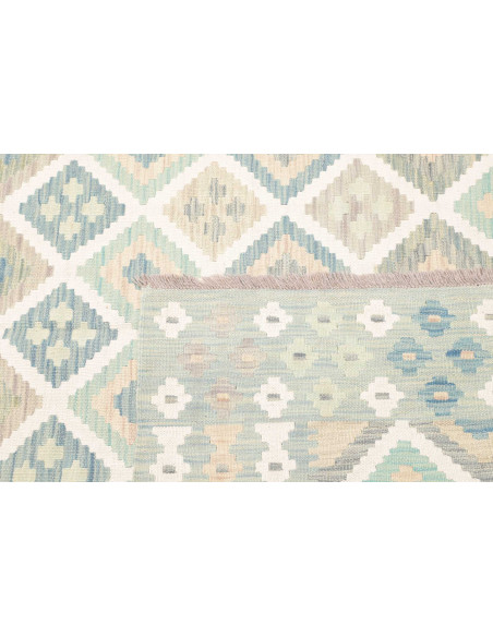 Rug Kilim Afghanistan 174x244 Aqua Light Blue