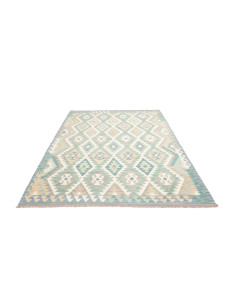 Tappeto Kilim Afghanistan 175x242 Blu Cielo Tur 2