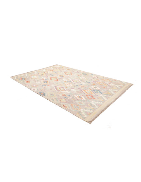 Rug Kilim Afghanistan 203x294 Greige Lavender