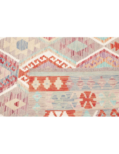 Rug Kilim Afghanistan 183x246 Muted Grey Lavend