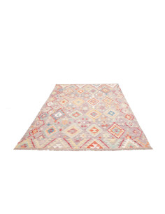 Tappeto Kilim Afghanistan 173x240 Grigio-lavand 2