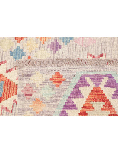 Rug Kilim Afghanistan 150x208 Light Grey Pastel