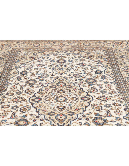 Kashan 195x302 Cm Kashan, Persia, Hand-carded Wool (warp: